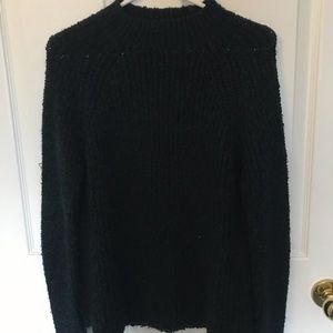 Dark green knit sweater